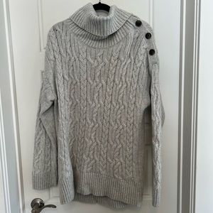 Banana Repulic cowl neck knit sweater dress